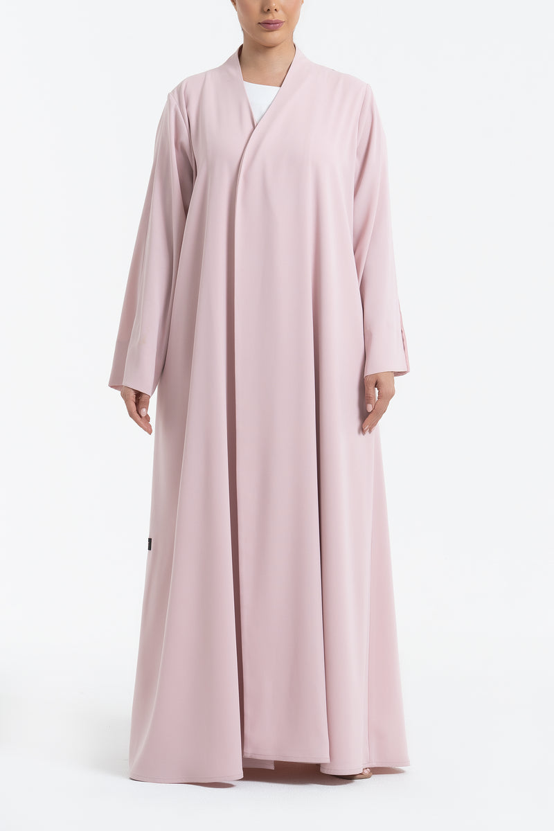 Crepe Abaya with Floral Print