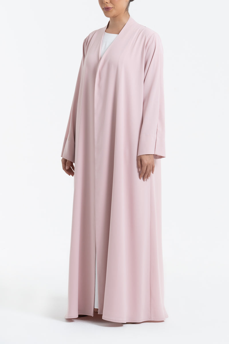 Crepe Abaya with Floral Print