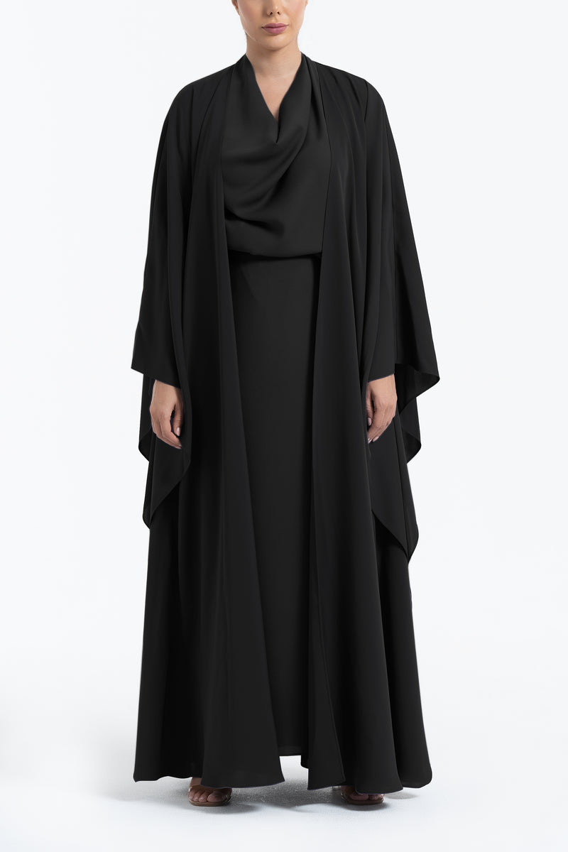 Layered Nida Abaya