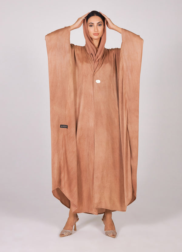 Cupro Abaya in Peach