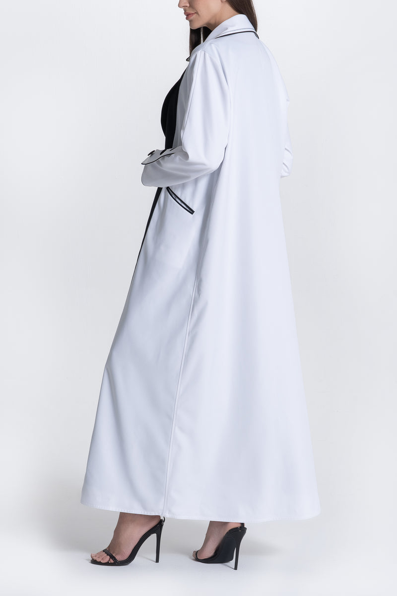 B&W Suit Abaya