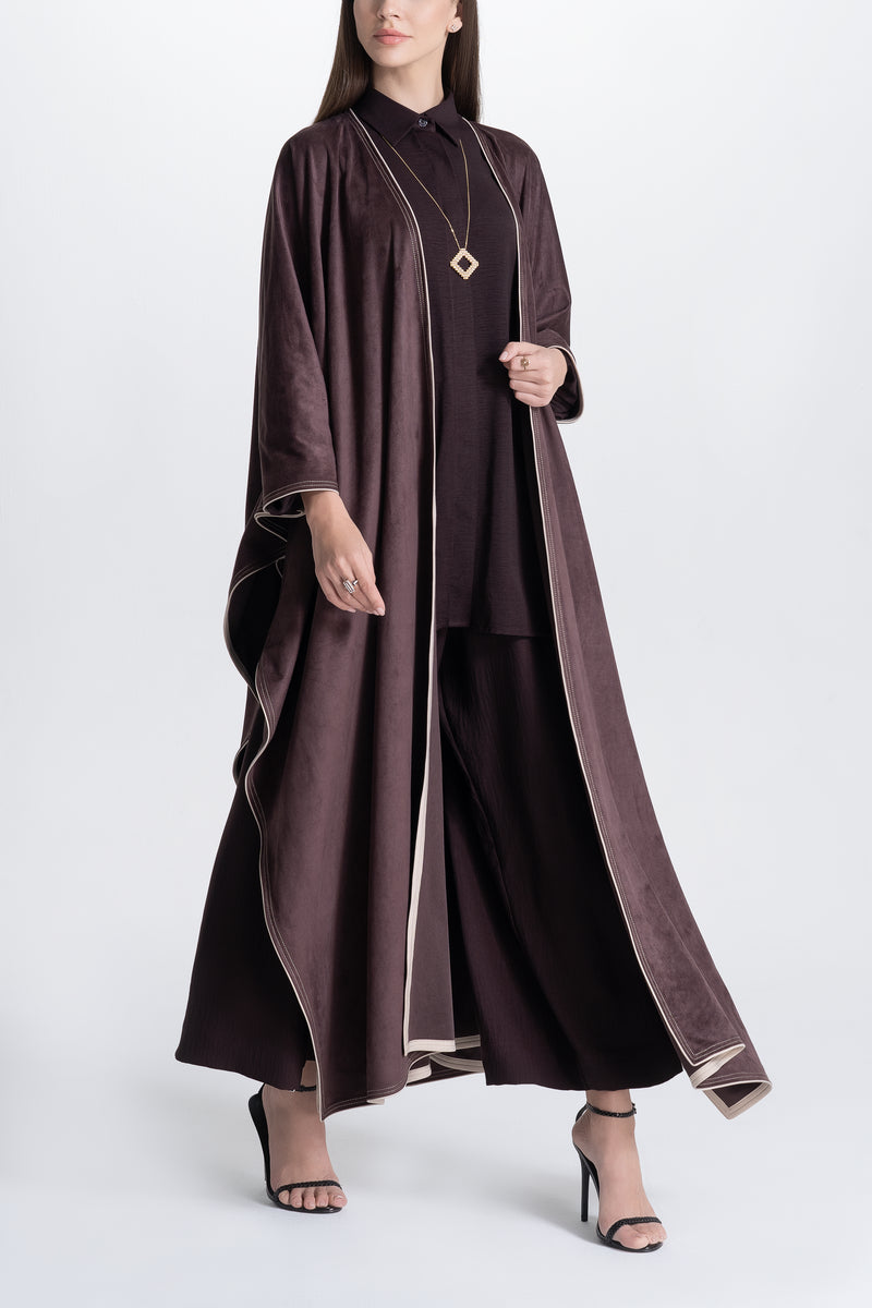 Cape Abaya in Suede