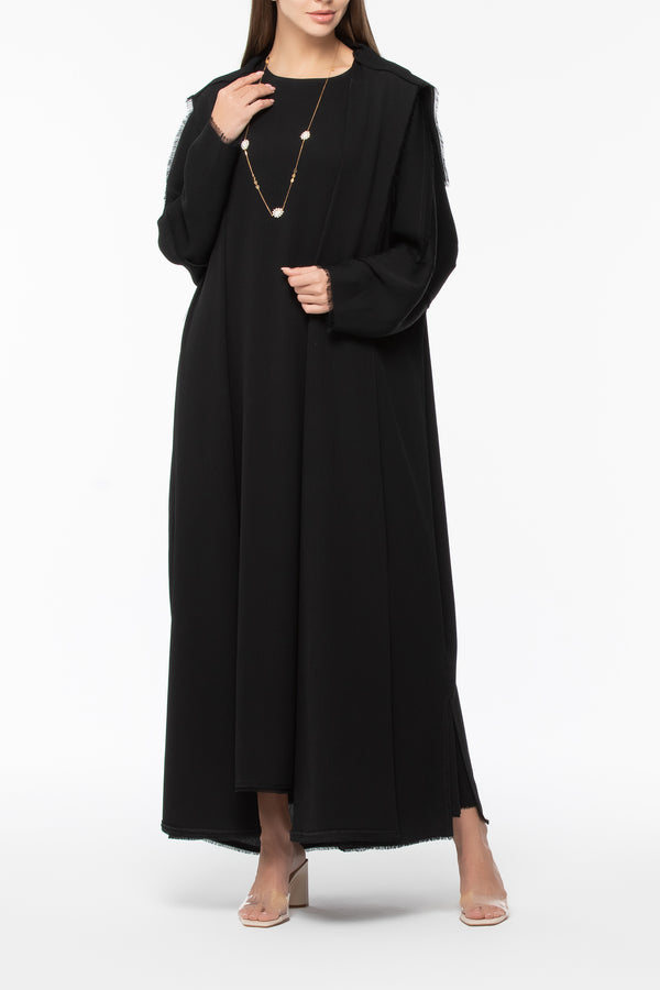 Zoom Abaya - Black