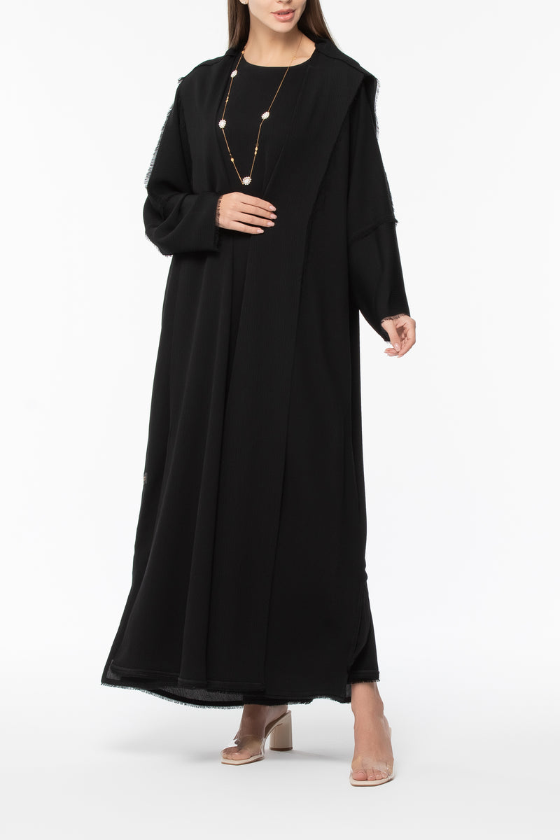 Zoom Abaya - Black