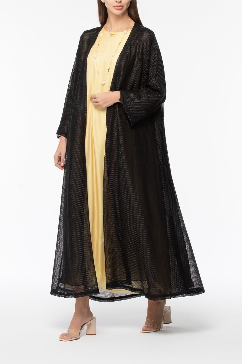 Knitted A-Line Abaya