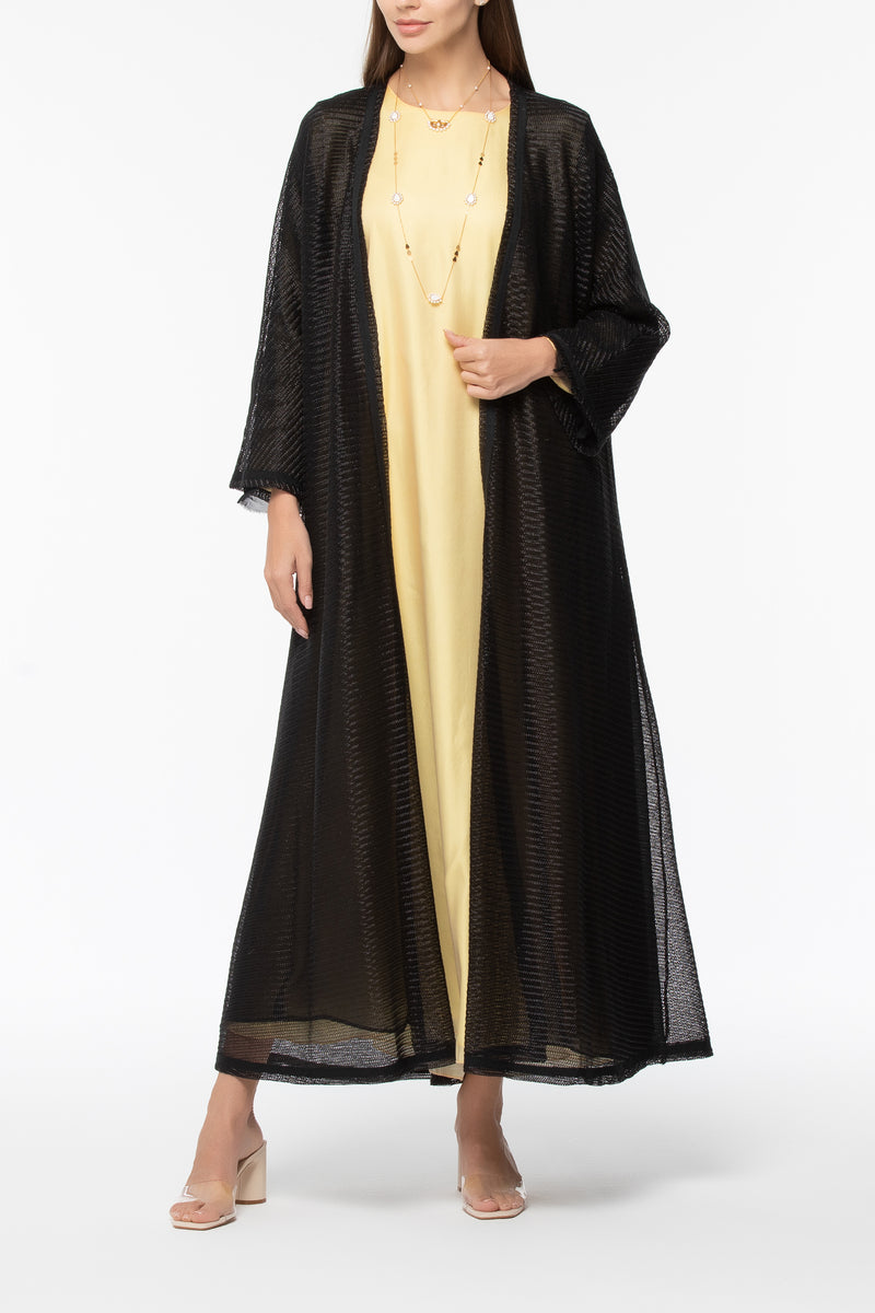 Knitted A-Line Abaya