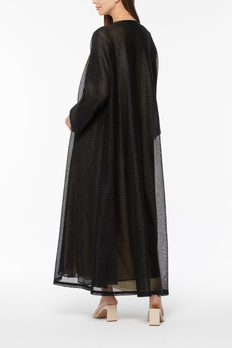 Knitted A-Line Abaya