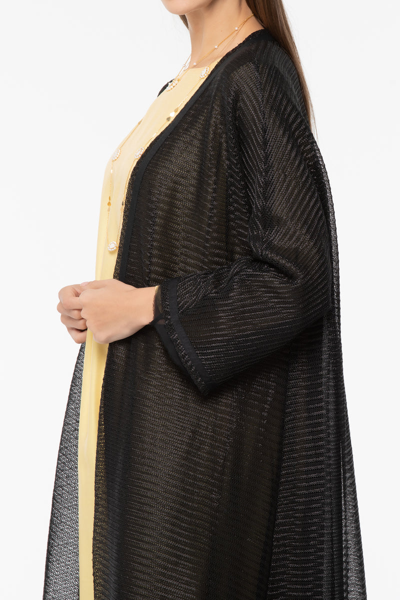 Knitted A-Line Abaya