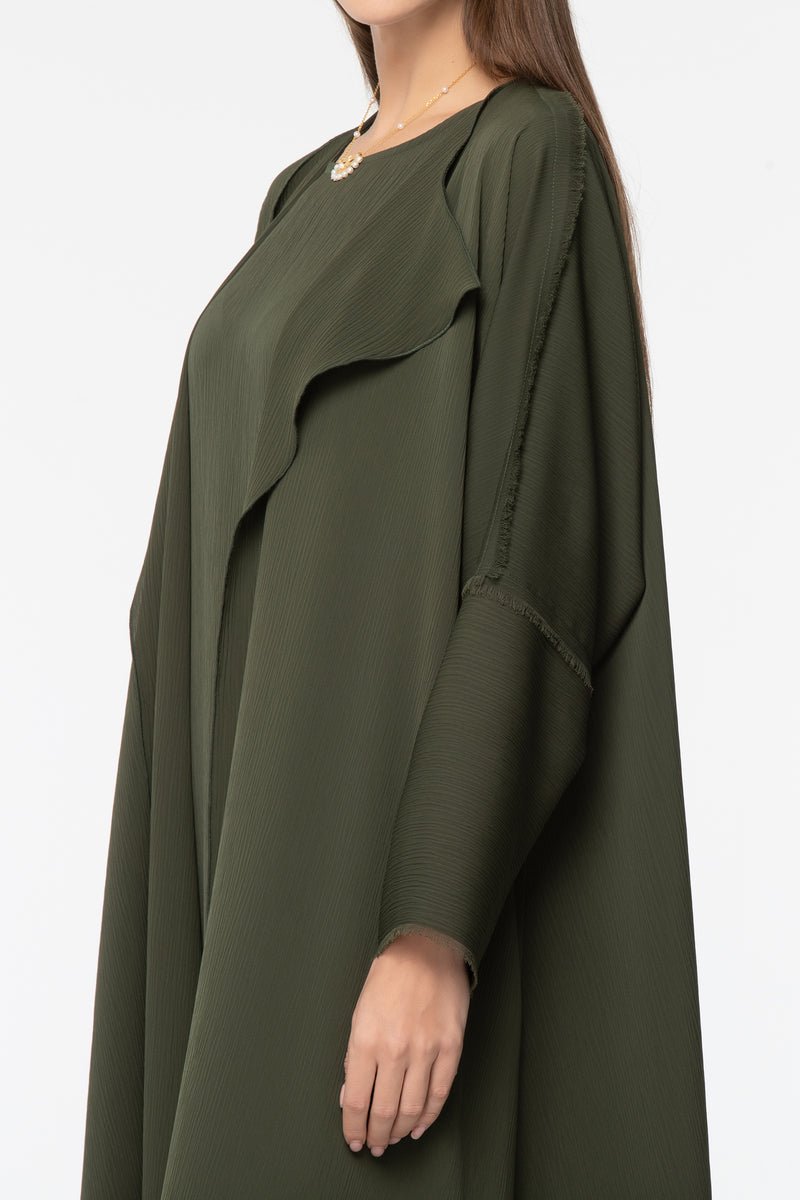 Zoom Abaya - Dark Green