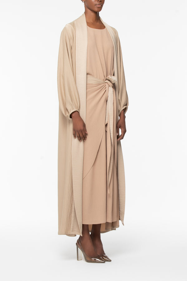 Wrap A-Line Abaya Set