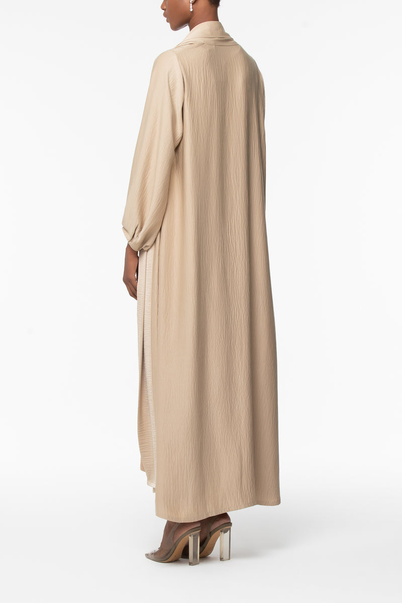 Wrap A-Line Abaya Set